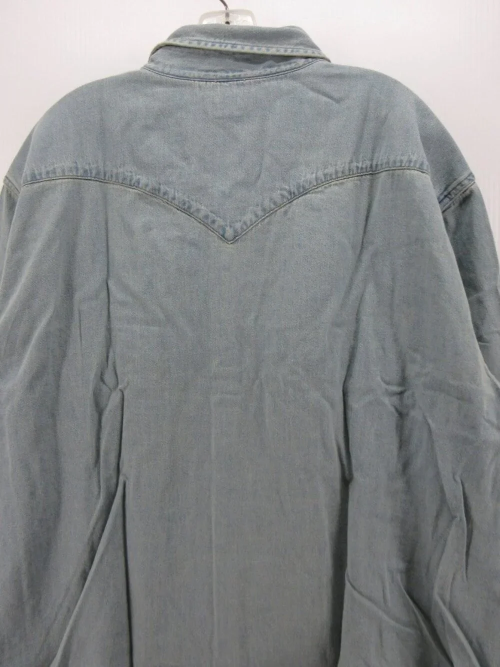 Levis Shirt XXXL Western Pearl Snap Denim Cowboy Rodeo Flap Pockets NEW